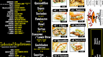 El Pique Newcastle menu