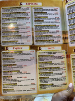 Plaza De Toros menu