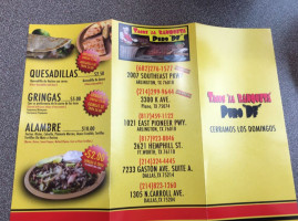 Tacos La Banqueta menu