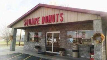 Square Donuts outside