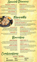 El Salto Mexican menu