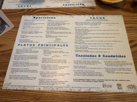 Brookside Barrio menu