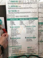 Bolay menu