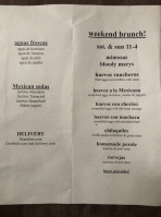 Taqueria Gramercy menu