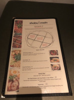 Shabu Mein menu