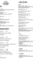 Soowon Galbi menu