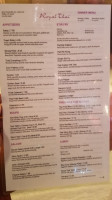 Royal 38 menu