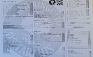 Los Tarahis menu