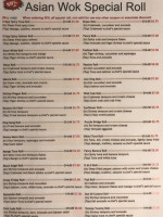 Asian Wok menu