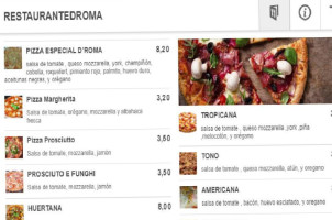 Droma menu