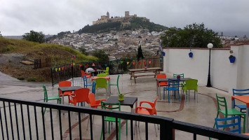 Beer Garden Mirador Tierra De Frontera inside