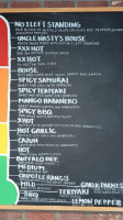 Cd's Wings menu