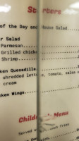 Aviator's Catering menu