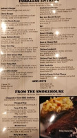 Jon Lillies Steakhouse menu