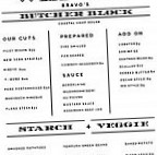 Whiskey Bravos menu