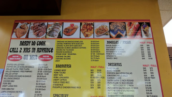 Seafood Ranch Grill menu