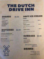 Dutch Drive Inn menu