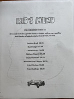 Seneca Lodge menu