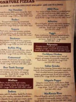 Mackenzie River Pizza Co. menu