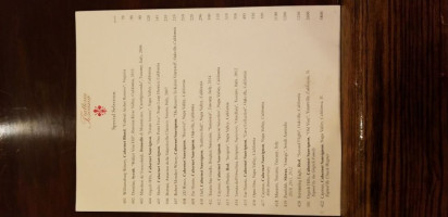 Trattoria Toscana menu