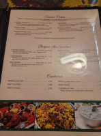 Milad Indian Cuisine menu