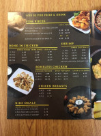 The Captain's Table menu