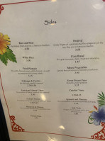 Jamaica Jerk menu