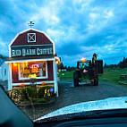 Red Barn Coffee outside