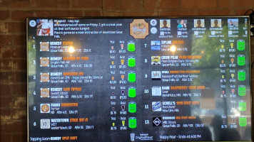 Remedy Brewing Company menu