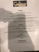 Cardamom Indian menu