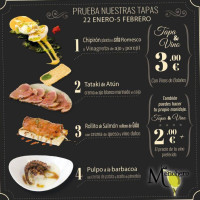 Los Menchero menu