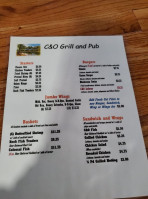 C&o Grill And Pub menu