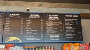 Wharf Casual Seafood Mahan food