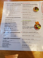 Veggie Grill menu