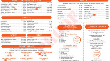 Lobster City Of Levittown menu