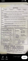 Beck's Pizza And Sandwich Shop menu