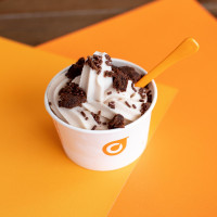 Orange Leaf Frozen Yogurt food