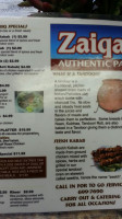 Zaiqa menu