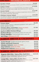 Vinnys Pizza Pasta Ribs menu