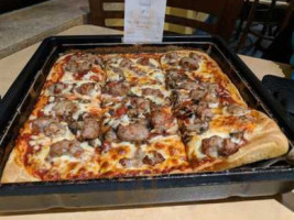 Rocky Rococo Pan Style Pizza food