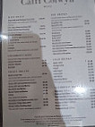 Caffi Colwyn menu