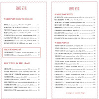 Buddy V's menu