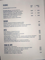 Golf Van Bergen menu