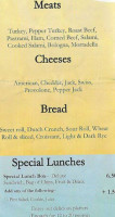 Cheese N' Stuff menu