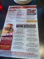 Monk's Grill menu
