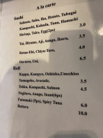 Sushi You Honolulu menu