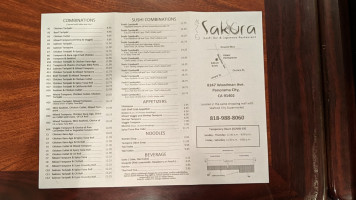 Sakura Sushi food