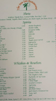 Sun Inn menu