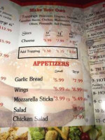 Main Street Pizza And Big Burger menu