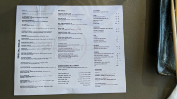 Arigato Sushi (marsh St menu